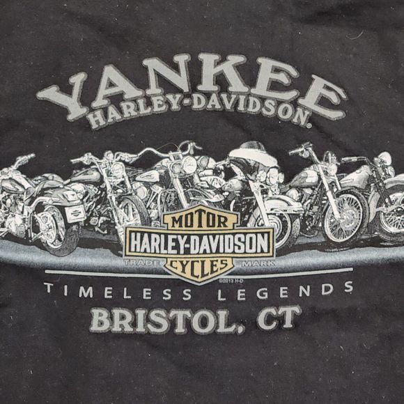 Harley Davidson Motorcycles Mens XL Bristol Connecticut CT Hoodie Sweatshirt - Picture 14 of 16